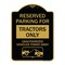Signmission Parking Lot Reserved Parking for Tractors Only Unauthorized Vehicles Towed Away, A-DES-BG-1824-23416 A-DES-BG-1824-23416 - alternate 1